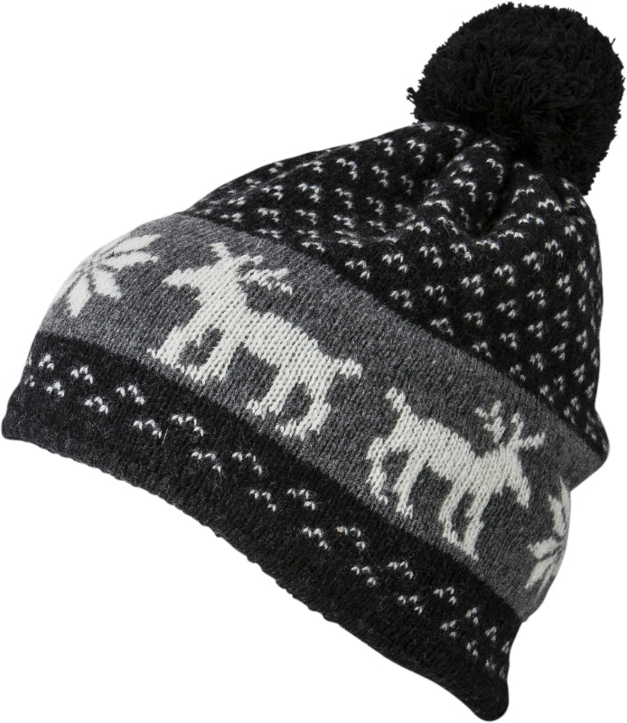 Deer Black Beanie Sätila