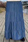 SEN Delila Skirt Women Blue - SEN