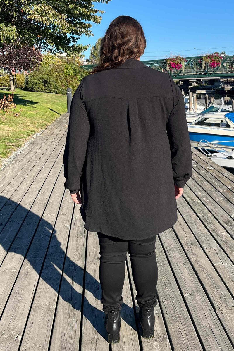 Harper Skjorta Dam Black SEN