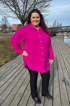 SEN Harper Shirt Women Cyclamen - SEN