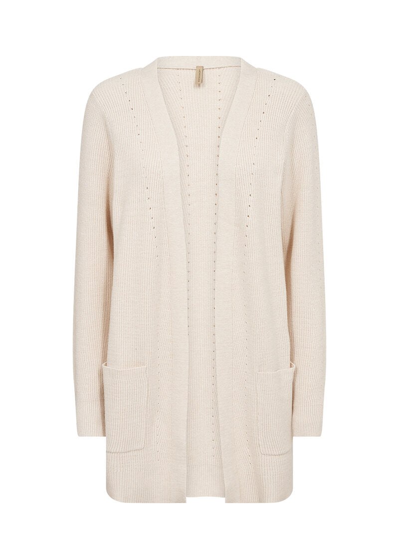 Kanita 13 Cardigan Dam Cream Melange Soyaconcept