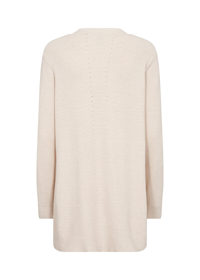 Kanita 13 Cardigan Dam Cream Melange Soyaconcept