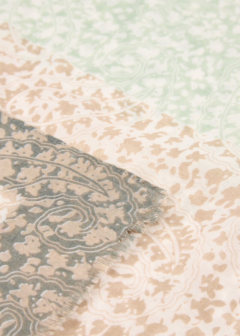 Denezia Scarf Dam Green Combi SOYACONCEPT