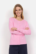 Dollie Cardigan Dam Pink Melange Soyaconcept