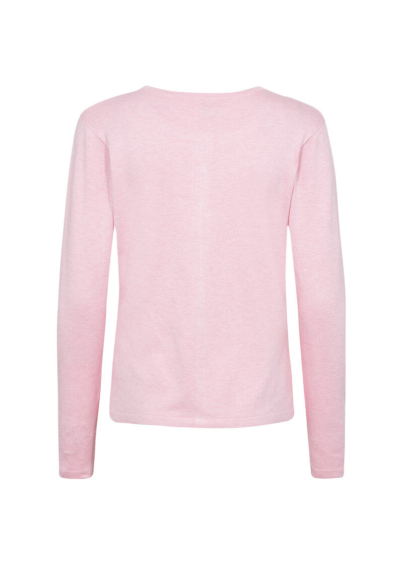 Dollie Cardigan Dam Pink Melange Soyaconcept
