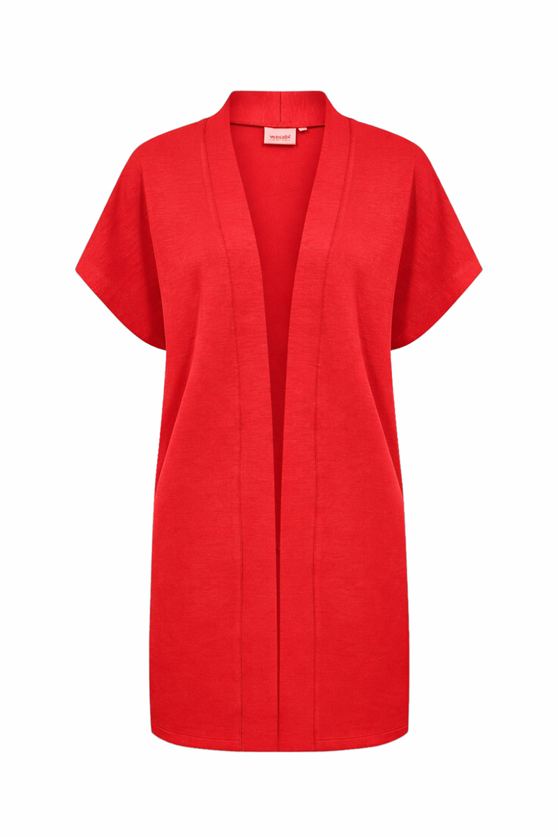 Sabina 44 Long Cardigan Women Bittersweet | Smilebutiken - Wasabiconcept