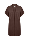 Sabina 44 Lång Cardigan Dam Hot Fudge | Smilebutiken - Wasabiconcept