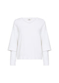 Sabina 94 Sweatshirt White | Smilebutiken - Wasabiconcept