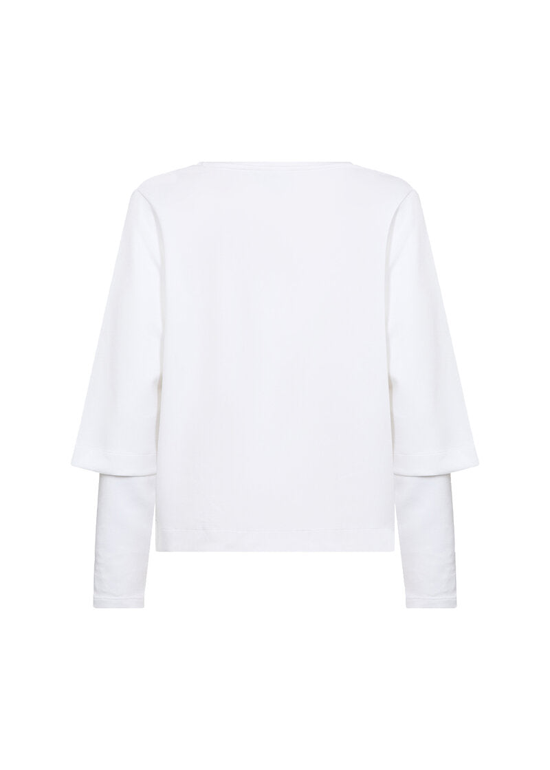 Sabina 94 Sweatshirt White | Smilebutiken - Wasabiconcept