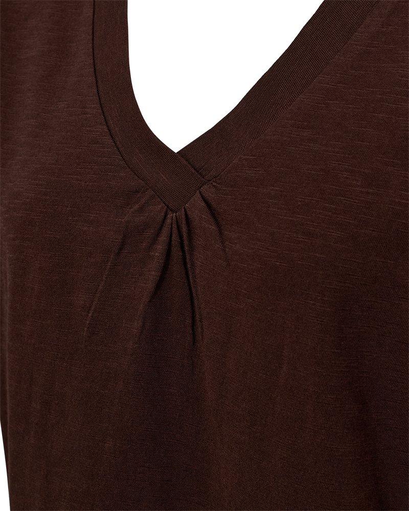 Sabina Twist Topp Dam Coffee Bean Freequent | Smilebutiken