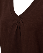 Sabina Twist Topp Dam Coffee Bean Freequent | Smilebutiken