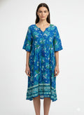 Samara Dress 3 Style 5 Women Watercolor Sea | Smilebutiken - One Summer