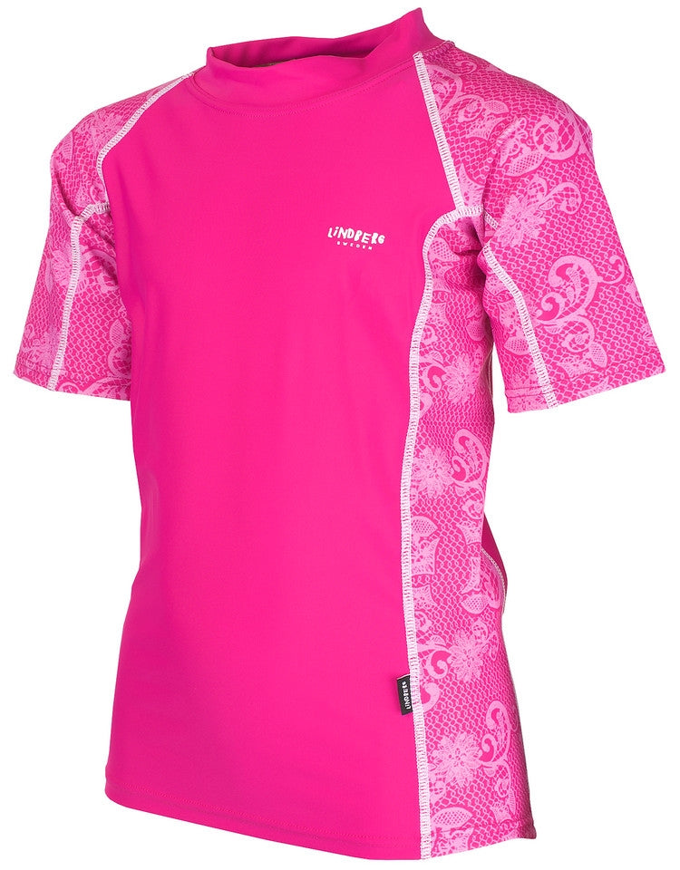 Samos T-shirt Solskydd Barn Cerise Lindberg