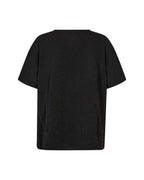 Sanja 8 Omlottblus med glitter Svart Black Combi | Smilebutiken - Wasabiconcept