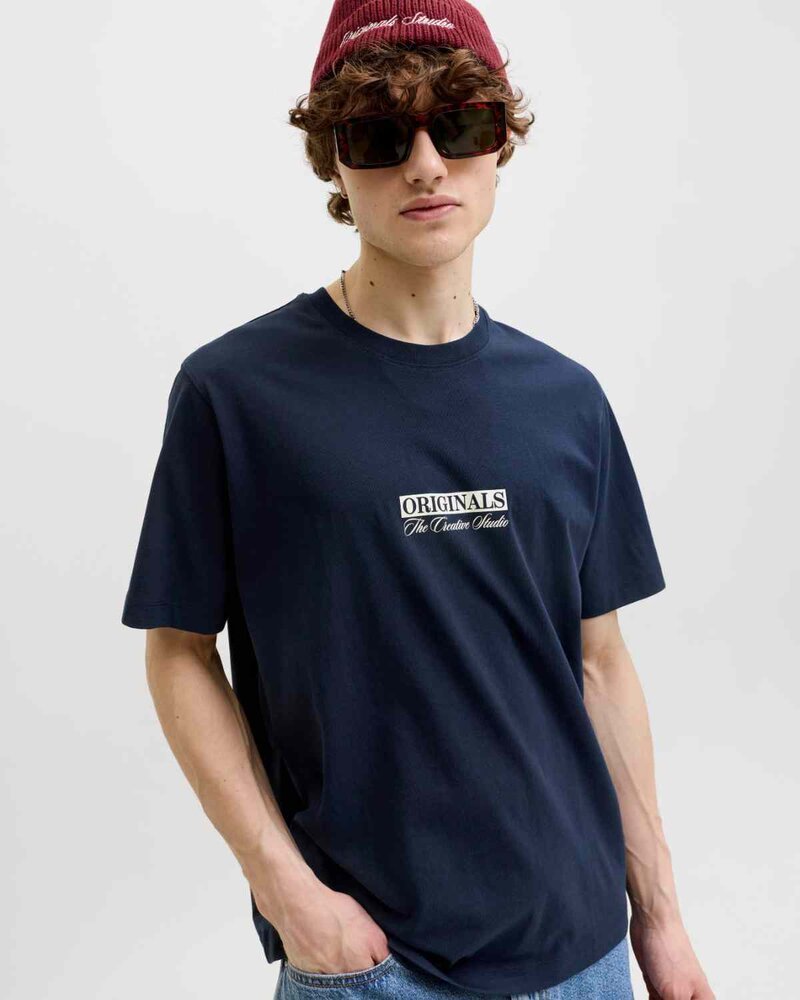 Savona T-shirt Men Sky Captain | Smilebutiken - Jack & Jones