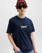 Savona T-shirt Men Sky Captain | Smilebutiken - Jack & Jones