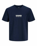 Savona T-shirt Men Sky Captain | Smilebutiken - Jack & Jones