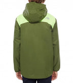 Elden Boys Rain Triclimate Jacket Scallion Green Skaljacka Barn The North Face