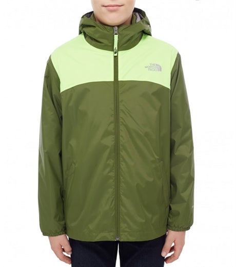 Elden Boys Rain Triclimate Jacket Scallion Green Skaljacka Barn The North Face