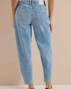 Scarlett Barrel Jeans Dam Light Blue Used Wash | Smilebutiken - Cecil