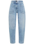 Scarlett Barrel Jeans Dam Light Blue Used Wash | Smilebutiken - Cecil