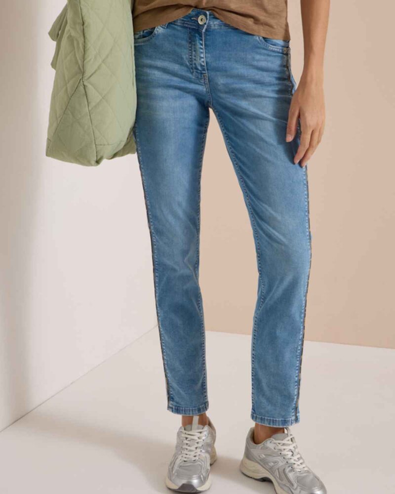 Scarlett Straight Jeans Dam Authentic Used Wash | Smilebutiken - Cecil