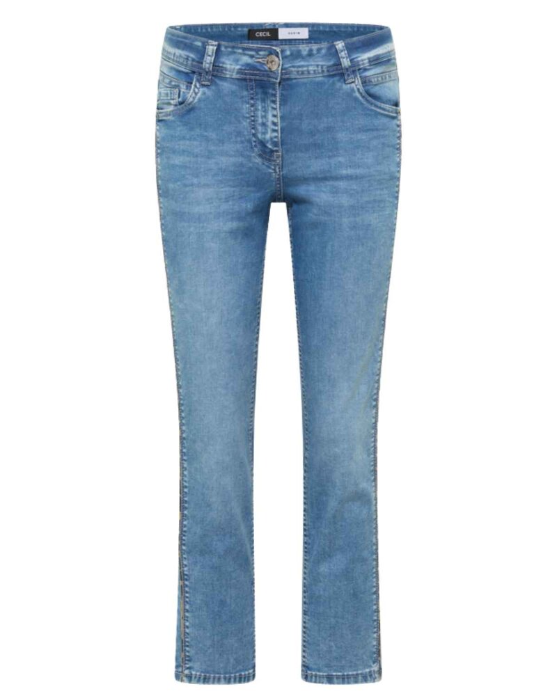 Scarlett Straight Jeans Dam Authentic Used Wash | Smilebutiken - Cecil