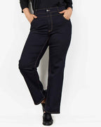 Selma 2 Jeans Dam Mörkblå Wasabiconcept | Smilebutiken - Wasabiconcept