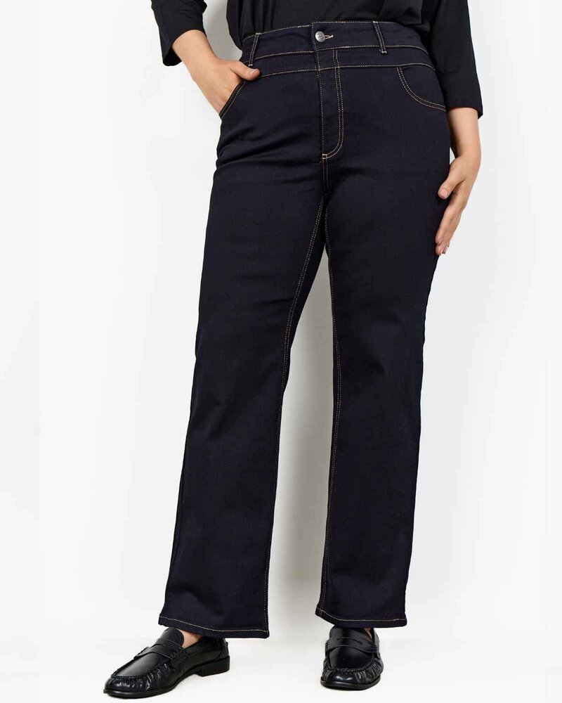 Selma 2 Jeans Dam Mörkblå Wasabiconcept | Smilebutiken - Wasabiconcept