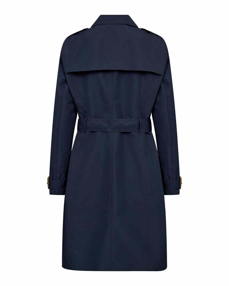 Sevin 2 Trenchcoat Dam Navy | Smilebutiken - Soyaconcept