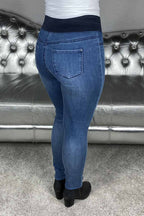 Shantal PA Denim High Waist Women Mid Blue - Freequent