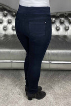 Shantal PA Denim High Waist Women's Dark Blue - Freequent