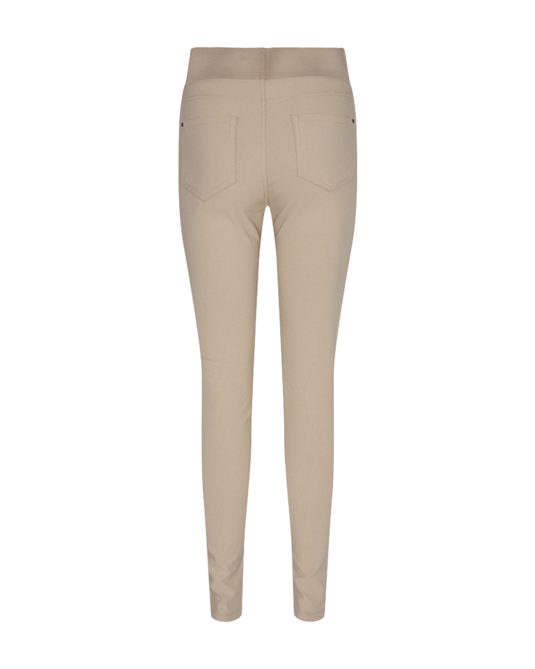 Shantal PA Power Trousers High Waist Women Silver Mink - Freequent