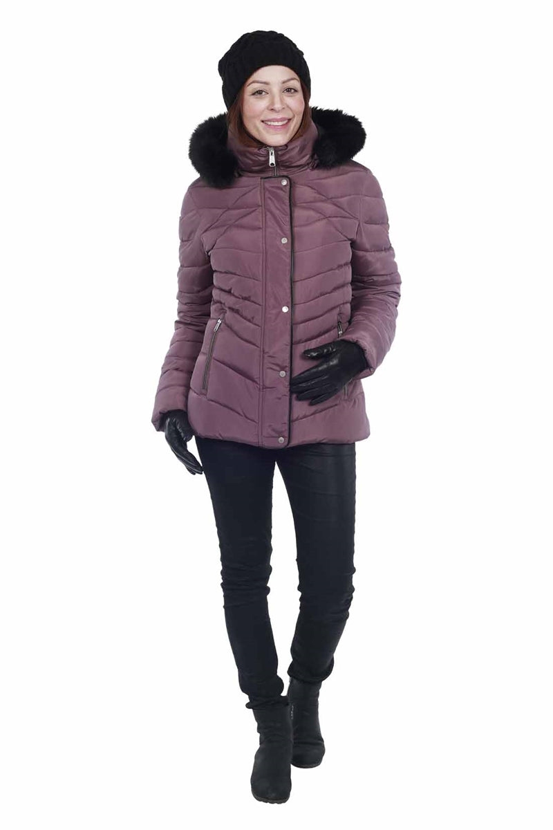 Tuxer Shea Women's Winter Jacket Powder Rose - Tuxer