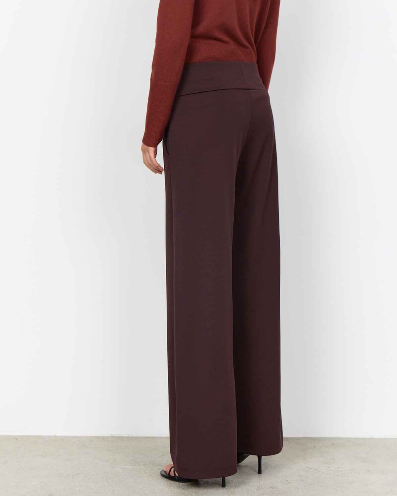 Siham 48 Långbyxa Dam Brun Chocolate Plum | Smilebutiken - Soyaconcept
