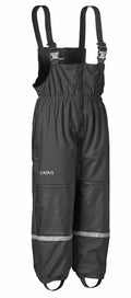 Lined Rain Trousers Kids Junior 80-170+ Black Slaskis