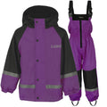 Lined PU Rain Set 80-120 cm Dark Fuchsia Slaskis