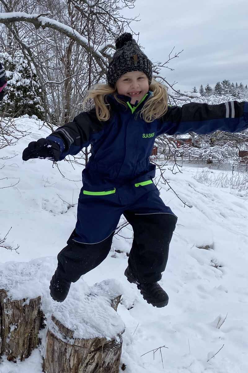 Vinteroverall Blå Barn - Slaskis