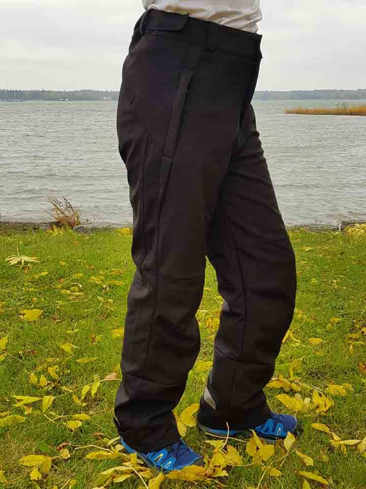 Supreme Wide Softshellbyxa Svart Barn Junior - Slaskis