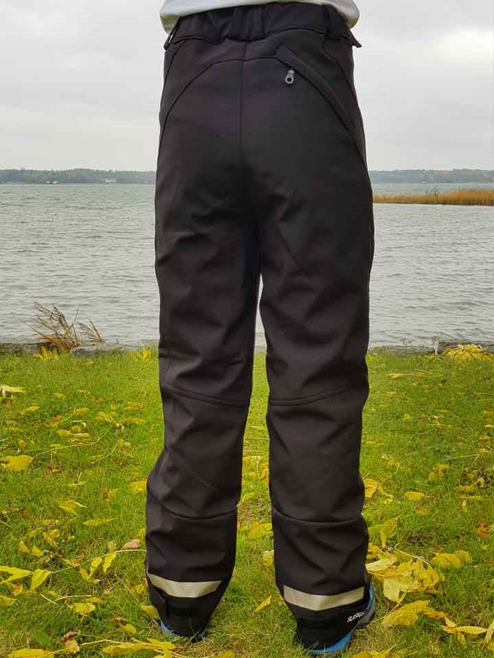 Supreme Softshell Trousers Black Kids Junior - Slaskis