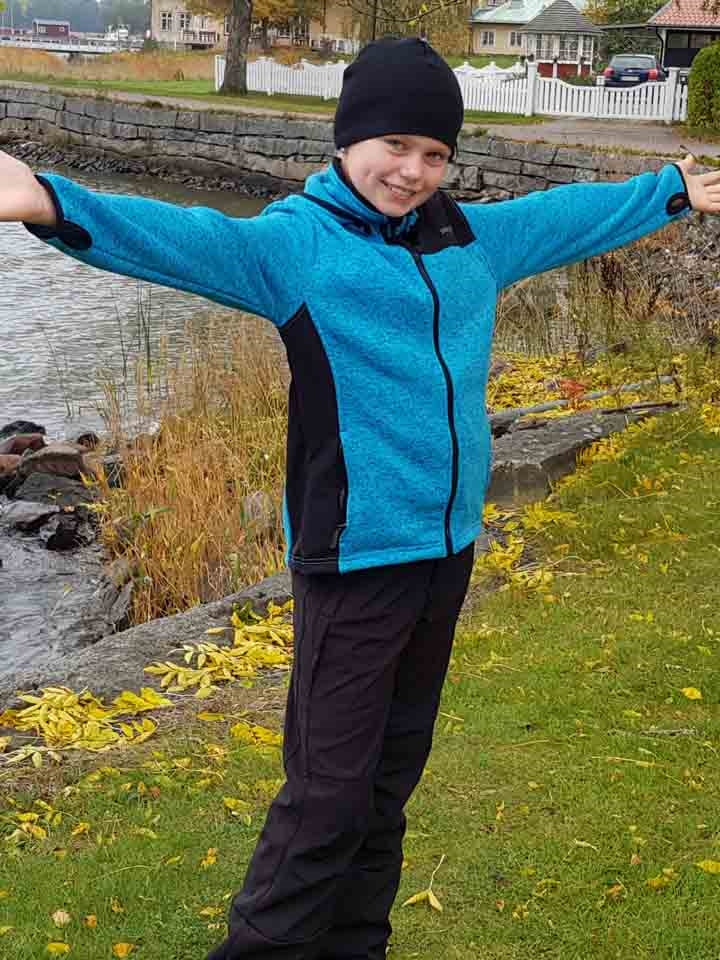 Supreme Wide Softshellbyxa Svart Barn Junior - Slaskis