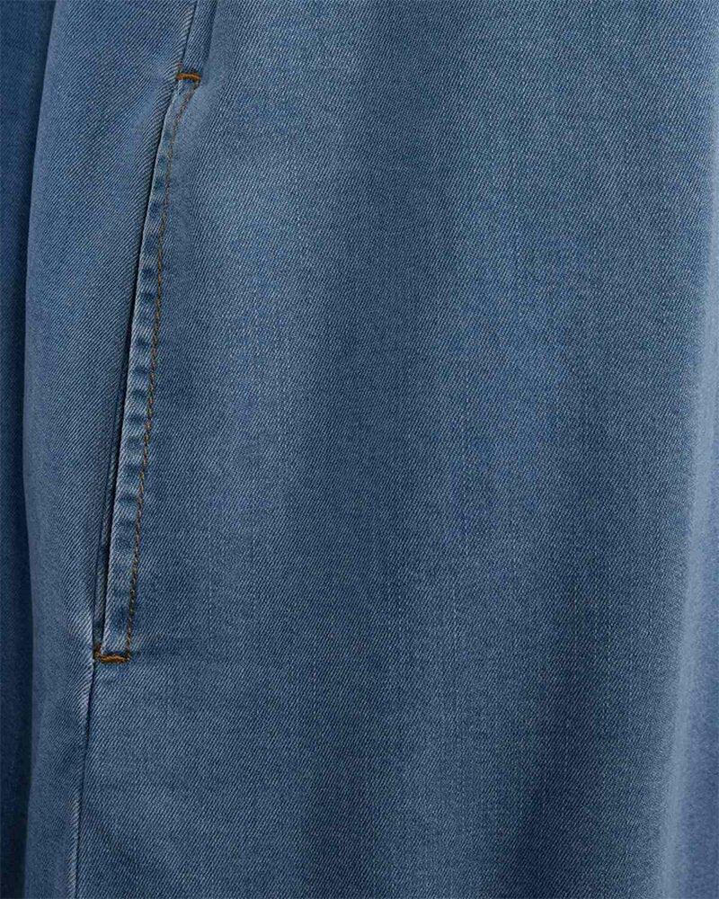 Solda Denim Dress Women Light Blue Denim | Smilebutiken - Freequent
