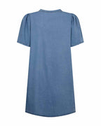 Solda Denim Dress Women Light Blue Denim | Smilebutiken - Freequent