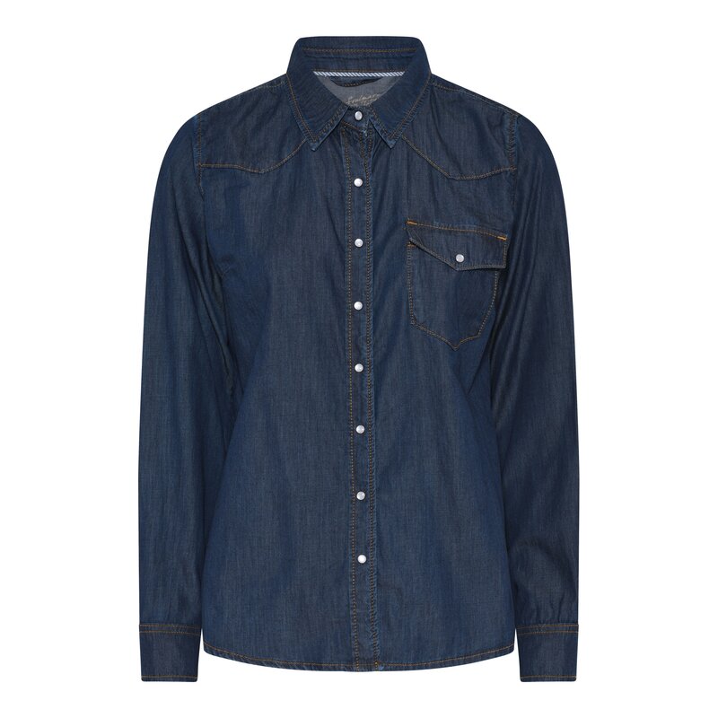 Blues skjorta Dam Denim Blue Soulmate