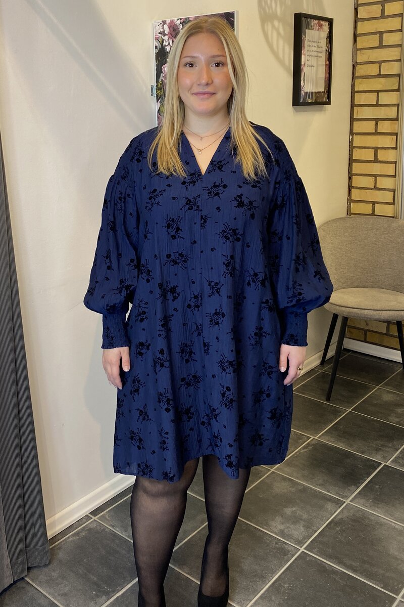 Ebba Klänning Dam Dark Navy Soulmate
