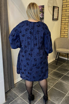 Ebba Klänning Dam Dark Navy Soulmate