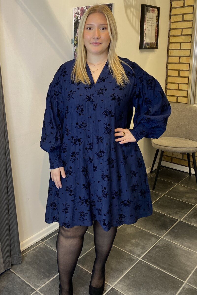 Ebba Klänning Dam Dark Navy Soulmate