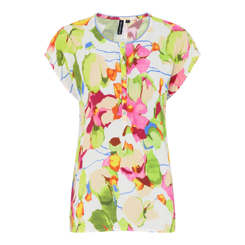 Flann Blouse Women Off-white Large Floral Soulmate