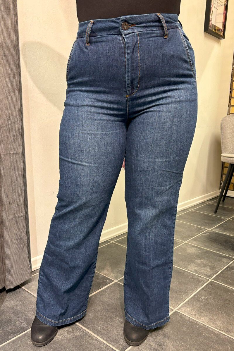 Genious 1 Stretch Jeans Women Denim Blue Soulmate