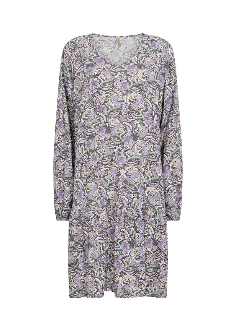 Adine Dress Women Lilac Breeze Combi Soyaconcept